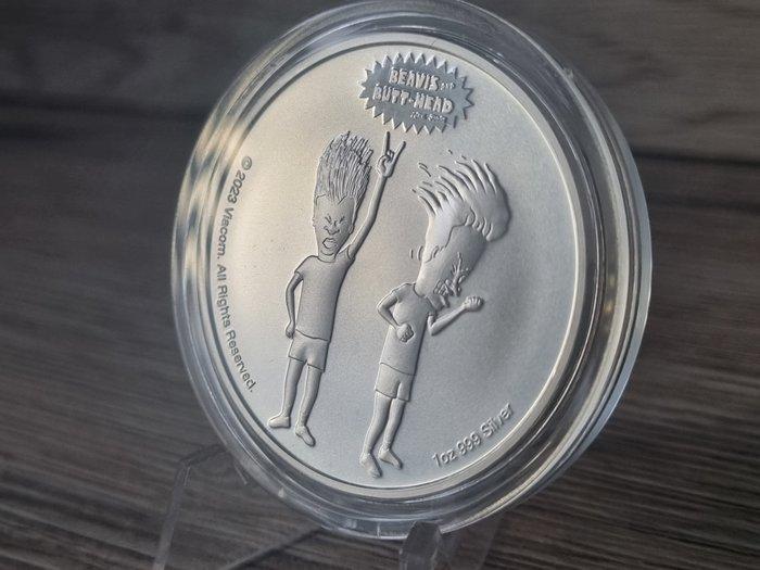 Niue. 2 Dollars 2023 Beavis & Butt-Head 30th Anniversary BU, Postzegels en Munten, Munten | Europa | Niet-Euromunten