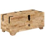 vidaXL Salontafel 80x40x35 cm massief mangohout, Huis en Inrichting, Verzenden, Nieuw