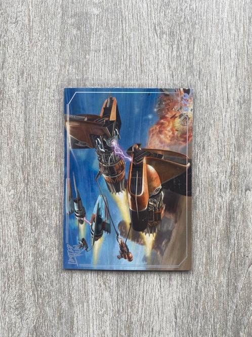 Gen1 #579 silver Star wars Racer Limited run games Tradin..., Hobby en Vrije tijd, Verzamelkaartspellen | Overige, Zo goed als nieuw