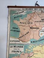 J Roland - Ancienne affiche scolaire de géographie /