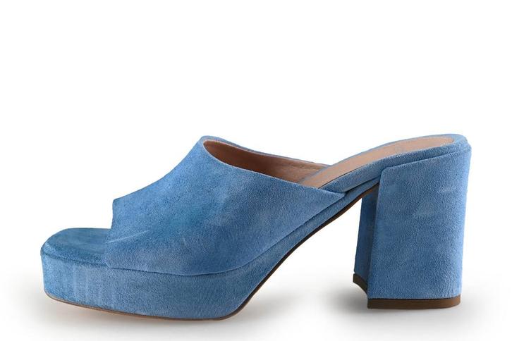 Manfield muiltjes in maat 38 Blauw | 5% korting, Kleding | Dames, Schoenen, Blauw, Gedragen, Verzenden