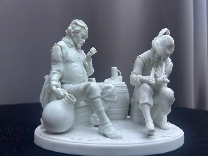 Richard Eckert, Volkstedt - sculptuur, L’Auberge - 14 cm -, Antiek en Kunst, Antiek | Glaswerk en Kristal