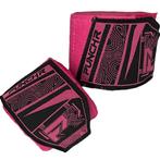 PunchR™ Boks- Handbandages 400 cm Neon Roze, Sport en Fitness, Vechtsporten en Zelfverdediging, Verzenden, Nieuw, Overige, Vechtsportbescherming