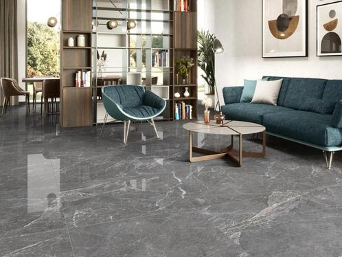 Murano Gris 90x90 Vloertegel en Wandtegel / Hoogglans /, Doe-het-zelf en Bouw, Tegels, Ophalen of Verzenden