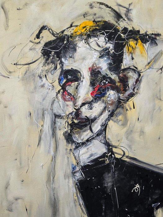 Arvydas Gaiciunas (Retne) - Alo N-5 – Abstract Expressionist, Antiek en Kunst, Kunst | Schilderijen | Modern