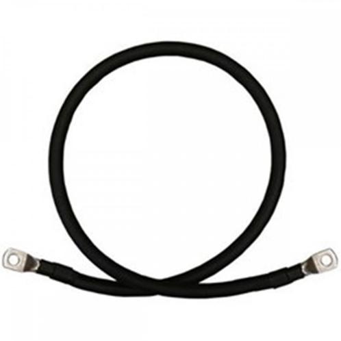 Accukabel zwart 50mm² - 1 meter - 2x M8 oog (Accu Kabels), Doe-het-zelf en Bouw, Zonnepanelen en Toebehoren, Nieuw, Verzenden