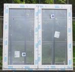 pvc raam , chassis 153 x 149 wit / basaltgrijs ral 7012, Bricolage & Construction, Raamkozijn, Ophalen of Verzenden