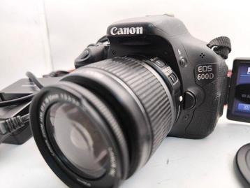 Canon EOS 600D - 18 Mpix EF-S 18-55 mm IS Objektiv Digitale beschikbaar voor biedingen