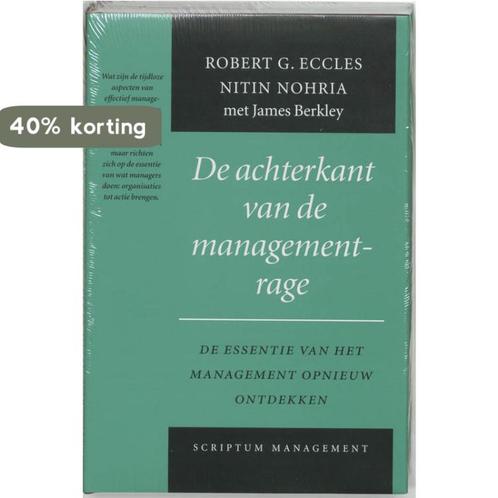 ACHTERKANT VAN DE MANAGEMENTRAGE 9789071542879 Eccles, Boeken, Overige Boeken, Gelezen, Verzenden
