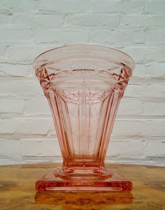 Conische Art Deco vaas - Rosaline - Vaas - Glas, Antiek en Kunst, Kunst | Designobjecten