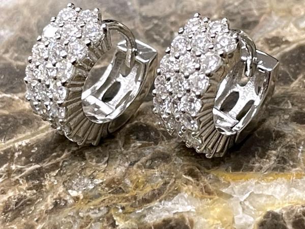 Veiling - Creolen briljant, Handtassen en Accessoires, Oorbellen