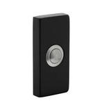 Deurbel rechthoekig 65x30x10 mm verdekt rvs / zwart, Ophalen of Verzenden, Nieuw, Overige typen