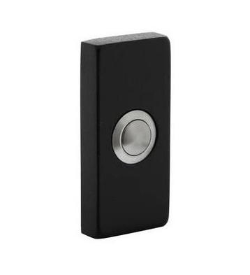 Deurbel rechthoekig 65x30x10 mm verdekt rvs / zwart beschikbaar voor biedingen