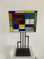 Stile Tiffany - Tafellamp - Glas-in-lood - Mondrian