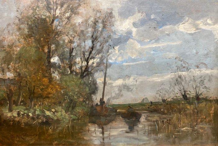 Bernard Koldeweij (1859- - Plasgezicht, Antiek en Kunst, Kunst | Schilderijen | Klassiek