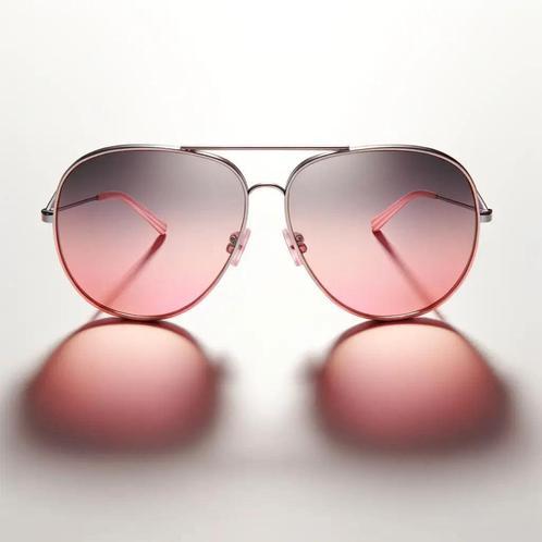 Aviator Zonnebril Roze, Handtassen en Accessoires, Zonnebrillen en Brillen | Dames, Nieuw, Verzenden