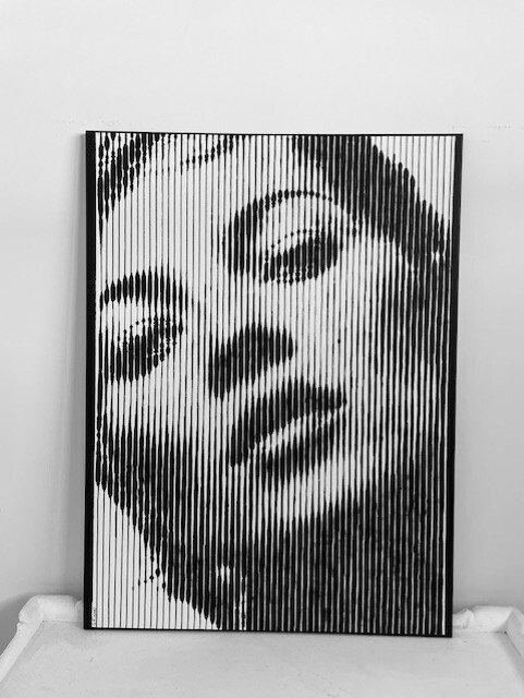 Gerke Rienks - Kate Moss, Antiek en Kunst, Kunst | Schilderijen | Modern