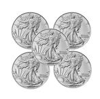 Verenigde Staten. 2024 American Silver Eagle Coin in, Timbres & Monnaies, Métaux nobles & Lingots