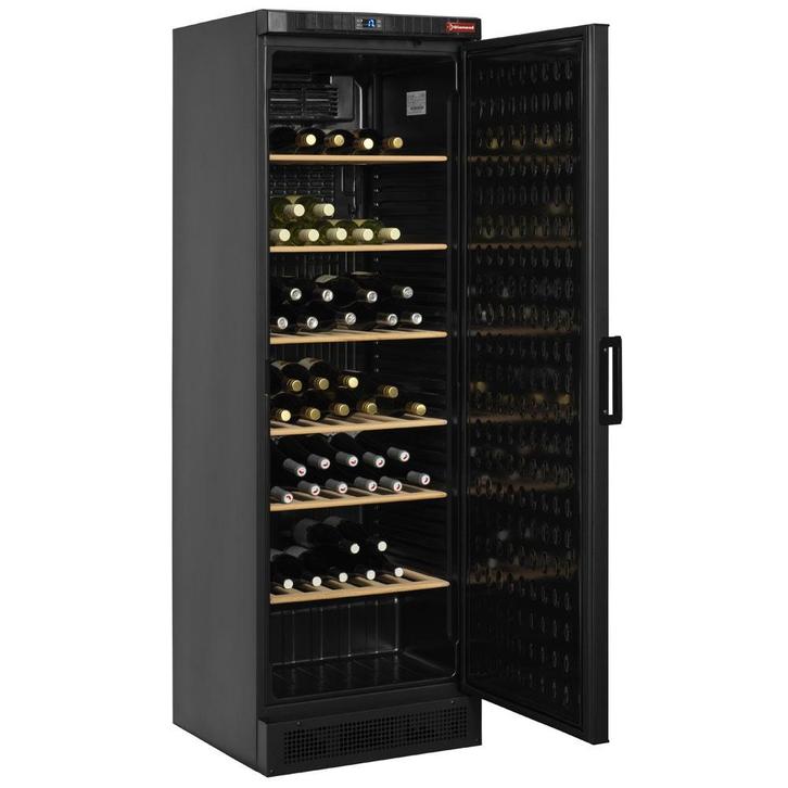 Wijnkast, geventileerd, 380 liters, ZWART, Zakelijke goederen, Horeca | Keukenapparatuur, Koelen en Vriezen, Verzenden