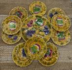 Sarreguemines - Dessertservies (11) - Majolica