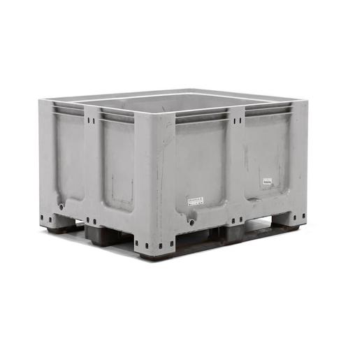 Gebruikte palletbox voorzien van 3 sleden, Doe-het-zelf en Bouw, Kratten en Dozen, Gebruikt, Ophalen of Verzenden