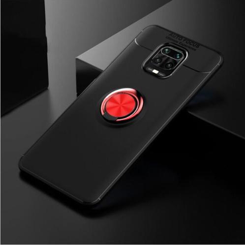 Xiaomi Poco F2 Pro Hoesje met Metalen Ring  - Auto Focus, Télécoms, Téléphonie mobile | Housses, Coques & Façades | Marques Autre