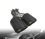 EMBOUT DÉCHAPPEMENT CARBONE DOUBLE DROITE, Autos : Pièces & Accessoires, Systèmes d'échappement, Verzenden