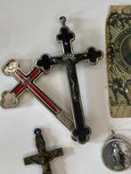 Collectie van 16 religieuze objecten (16) - Brons, Emaille,
