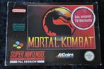 Mortal Kombat Nintendo SNES Boxed PAL CIB, Games en Spelcomputers, Gebruikt, Verzenden
