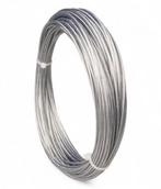 Staalkabel haspel Pvc 10 meter 1-2mm, Tuin en Terras, Verzenden, Nieuw