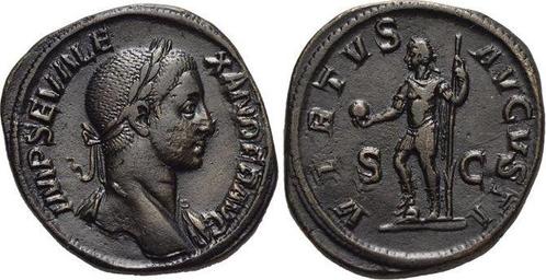 Ae 222-235 n Chr Rom Severus Alexander 222-235 n Chr, Postzegels en Munten, Munten en Bankbiljetten | Verzamelingen, Verzenden