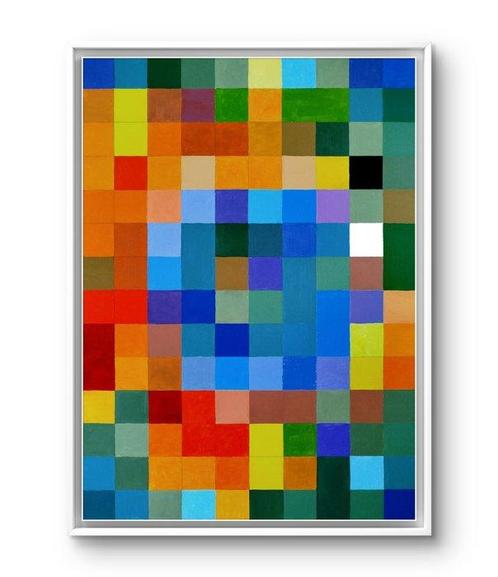 Darija Dolanski Majdak (1965) - Pixel No.16 Minecraft, Antiek en Kunst, Kunst | Schilderijen | Modern