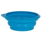 Gamelle de voyage en silicone, 250 ml, bleu - kerbl, Dieren en Toebehoren