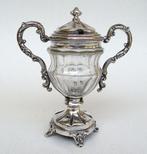 Antique Mustard Pot/Caviar Server - Paris 1880 - 950 silver, Antiek en Kunst