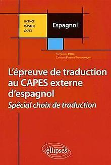 lÉpreuve de Traduction au CAPES Externe dEspagnol Spéc..., Livres, Livres Autre, Envoi