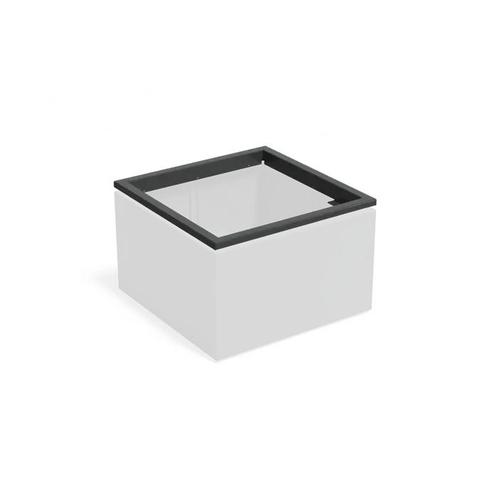 In-Lite Ready opzetrand - Aluminium - 100x100x9,1cm, Tuin en Terras, Bloembakken en Plantenbakken, Minder dan 30 cm, 100 cm of meer