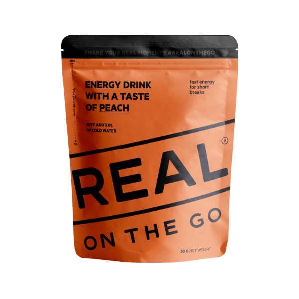 Energy Drink Taste of Peach - Real on the Go, Diversen, Levensmiddelen, Verzenden