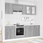 vidaXL Keukenkastenset Lyon 8 pcs Grijs Sonoma 240 x 46 x, Huis en Inrichting, Verzenden, Nieuw