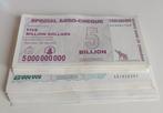 Zimbabwe. - 30 x 25 Million Bearer Cheque and 30 x 5 Billion