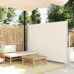 vidaXL Windscherm uittrekbaar 140x300 cm crèmekleurig, Verzenden, Nieuw