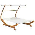 Loungebed Deal! -40%! Perfect Relaxen, Kleine Herstelling..., Verzenden, Nieuw, Hout