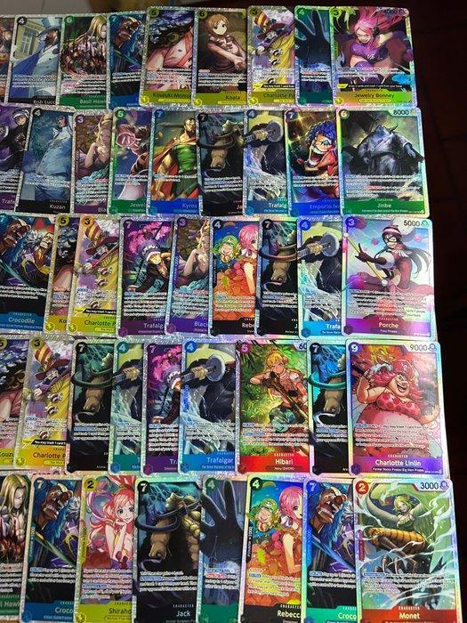 Bandai - 65 Bulk kaarten - One Piece Foil, Full art, Hobby en Vrije tijd, Verzamelkaartspellen | Overige