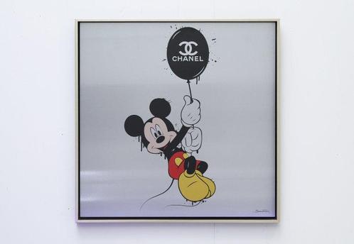 Suketchi - Chanel Balloon - Mickey Mouse, Antiquités & Art, Art | Peinture | Moderne