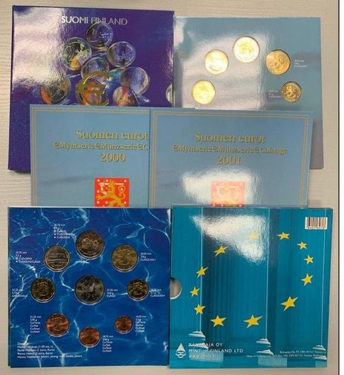 Finland. Year Set (BU) 1999/2004 (4 sets)  (Zonder, Postzegels en Munten, Munten | Europa | Euromunten