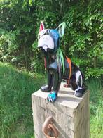 Statue, sitting French bulldog artistically finished