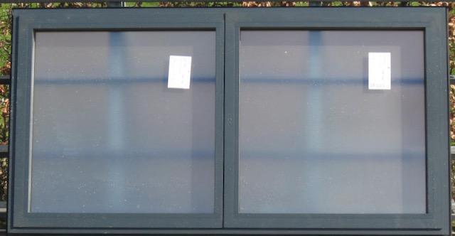 aluminium raam , chassis , venster 206 x 107 antraciet, Bricolage & Construction, Châssis & Portes coulissantes, Enlèvement ou Envoi