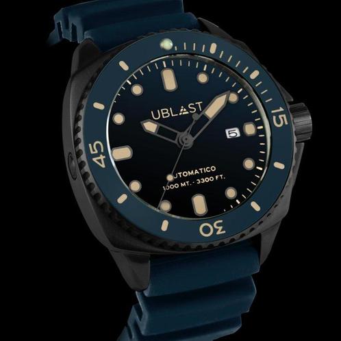 Ublast - SeaStrong - UBSS46CBBU - Rubber Strap - Heren -, Handtassen en Accessoires, Horloges | Heren