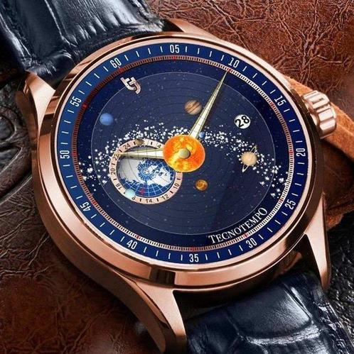 Tecnotempo - Dynamic Solar System - Automatic - Designed, Handtassen en Accessoires, Horloges | Heren