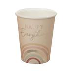 Regenboog Bekers Happy Everything 266ml 8st, Nieuw, Verzenden