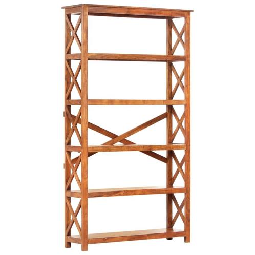 vidaXL Boekenkast 100x30x180 cm acaciahout met, Huis en Inrichting, Kasten | Boekenkasten, Nieuw, Verzenden
